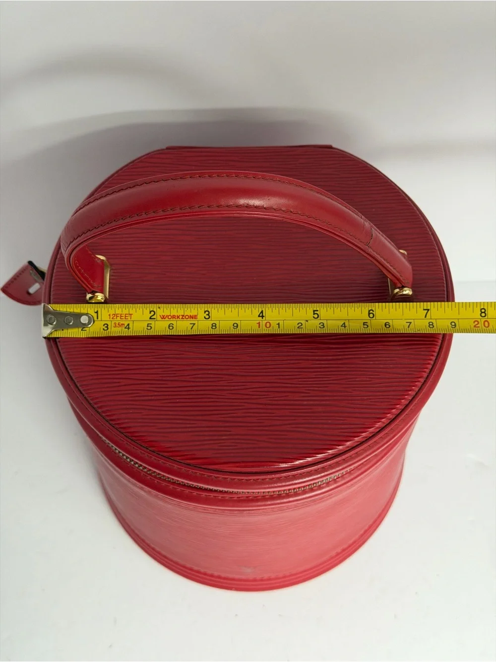 Louis Vuitton Red Epi Leather Cannes Vanity Bag